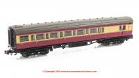 2P-012-652 Dapol Maunsell Brake Corridor 3rd Class Coach number S4482 in BR Crimson and Cream livery